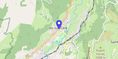 Carte OpenStreetMap — 3 place du Carladès, Vic-sur-Cère