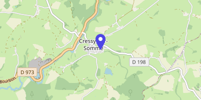 Carte OpenStreetMap — 8 avenue de la Gare, Cressy-sur-Somme
