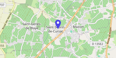 Carte OpenStreetMap — 29 route de l'Église, Saint-Seurin-de-Cursac
