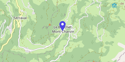 Carte OpenStreetMap — 21 route de Serraval, Le Bouchet-Mont-Charvin