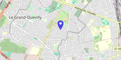 Carte OpenStreetMap — Place de la Libération, Saint-Étienne-du-Rouvray Cedex