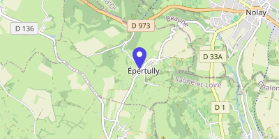 Carte OpenStreetMap — 1 rue Lenchère, Épertully