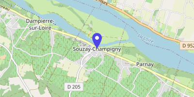 Carte OpenStreetMap — 52 rue des Ducs-d'Anjou, Souzay-Champigny