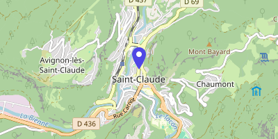 Carte OpenStreetMap — 32 rue du Pré, Saint-Claude Cedex