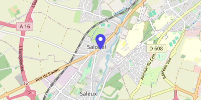 Carte OpenStreetMap — 10 rue Ferdinand-Buisson, Salouël