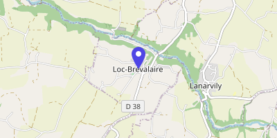 Carte OpenStreetMap — 4 le Bourg, Loc-Brévalaire