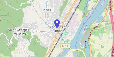 Carte OpenStreetMap — Place de Lorraine, Charmes-sur-Rhône