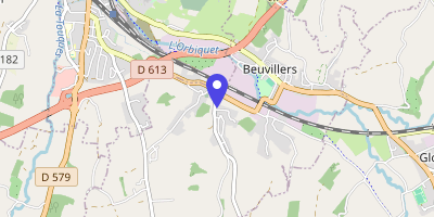 Carte OpenStreetMap — 12 route du Sap, Beuvillers
