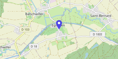 Carte OpenStreetMap — 19, rue Principale, Eglingen