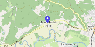 Carte OpenStreetMap — 10 route de la Mairie, Saint-Martin-l'Astier