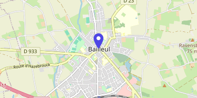 Carte OpenStreetMap — 16 Grand'place Charles-de-Gaulle, Bailleul