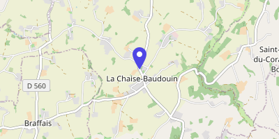 Carte OpenStreetMap — 23 rue Baudouin-de-Mosles, La Chaise-Baudouin