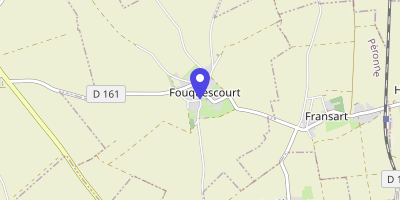 Carte OpenStreetMap — 1 rue du Pré, Fouquescourt