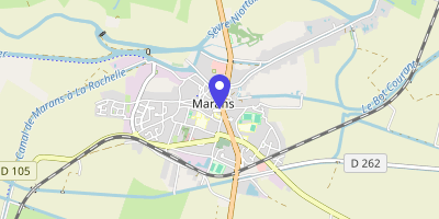 Carte OpenStreetMap — Place Ernest-Cognacq, Marans