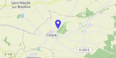 Carte OpenStreetMap — 11 rue des Écoles, Contré