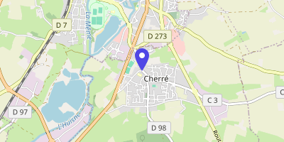 Carte OpenStreetMap — 31 rue Princesse Alice-de-Monaco, Cherré-Au
