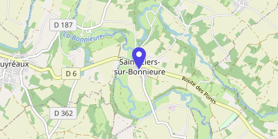 Carte OpenStreetMap — 2 rue de l'Église, Saint-Ciers-sur-Bonnieure
