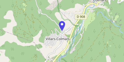 Carte OpenStreetMap — 14 place de la Mairie, Villars-Colmars
