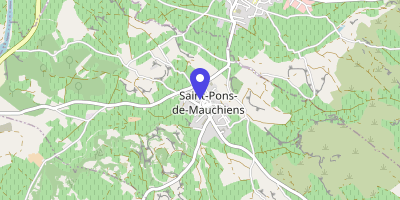 Carte OpenStreetMap — 56 rue de la Garenne, Saint-Pons-de-Mauchiens