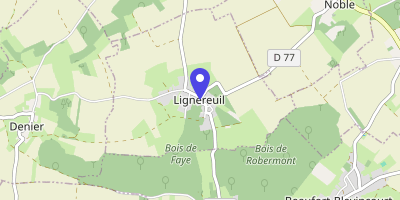Carte OpenStreetMap — 4 rue du Faye, Lignereuil