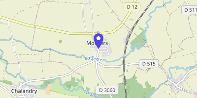 Carte OpenStreetMap — 2 Grande rue, Mortiers