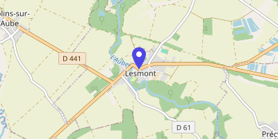 Carte OpenStreetMap — 2 place de la Libération, Lesmont