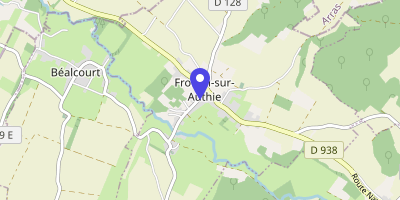 Carte OpenStreetMap — 140 rue du Moulin, Frohen-sur-Authie
