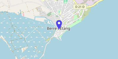 Carte OpenStreetMap — Place Jean-Moulin, Berre-l'Étang