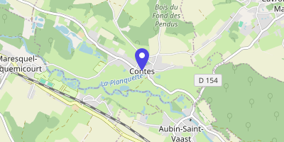 Carte OpenStreetMap — 72 rue Principale, Contes
