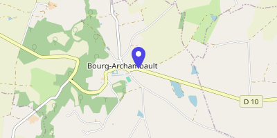 Carte OpenStreetMap — 11 rue du Lac, Bourg-Archambault