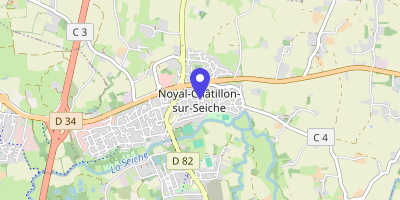Carte OpenStreetMap — 3 rue de la Mairie, Noyal-Châtillon-sur-Seiche