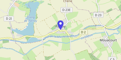 Carte OpenStreetMap — 55 rue des Écoles, Parroy