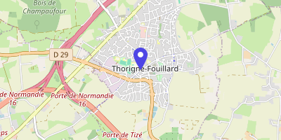 Carte OpenStreetMap — Esplanade des Droits-de-l'Homme, Thorigné-Fouillard