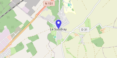 Carte OpenStreetMap — 4 rue du Bois-Rollet, Le Subdray