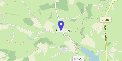 Carte OpenStreetMap — 444 Route du Bourg, Charmoy