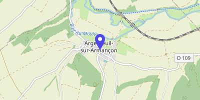 Carte OpenStreetMap — Grande-Rue, Argenteuil-sur-Armançon