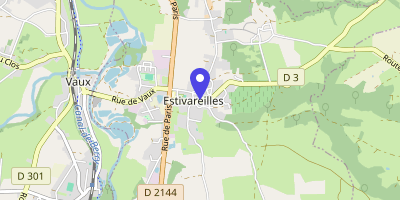 Carte OpenStreetMap — 25 rue de la République, Estivareilles