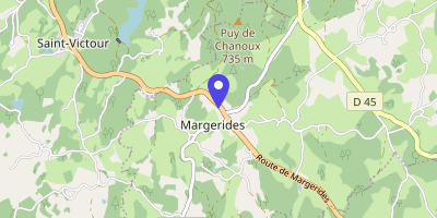 Carte OpenStreetMap — 1901 route de Margerides, Margerides