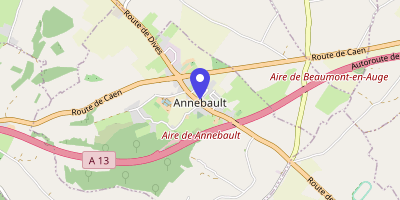 Carte OpenStreetMap — 30 route de Lisieux, Annebault