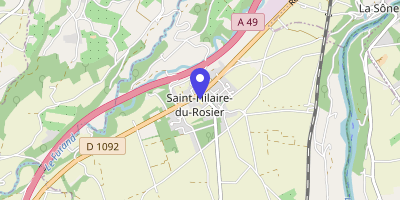 Carte OpenStreetMap — 10 place du Souvenir-Français, Saint-Hilaire-du-Rosier