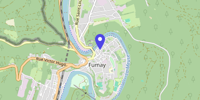 Carte OpenStreetMap — 14 place Lambert-Hamaide, Fumay