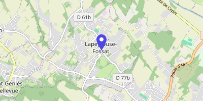 Carte OpenStreetMap — 2 promenade de l'Esplanade, Lapeyrouse-Fossat