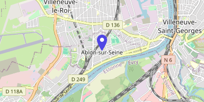 Carte OpenStreetMap — 16 rue du Maréchal-Foch, Ablon-sur-Seine