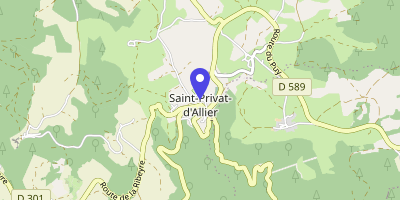 Carte OpenStreetMap — 72 rue de la Mairie, Saint-Privat-d'Allier