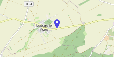 Carte OpenStreetMap — 1 rue de la Fère, Nourard-le-Franc