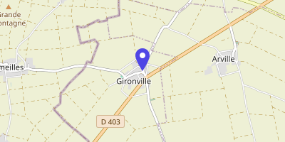 Carte OpenStreetMap — 1 rue Beaugé, Gironville