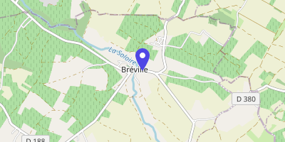 Carte OpenStreetMap — 13 rue Raymond-Doussinet, Bréville
