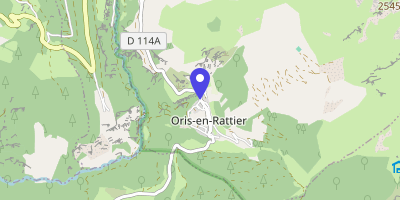 Carte OpenStreetMap — 265 rue de la Mairie, Oris-en-Rattier