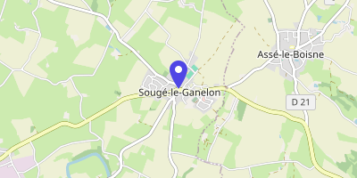 Carte OpenStreetMap — 4 place de l'Église, Sougé-le-Ganelon