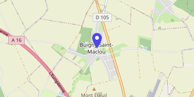 Carte OpenStreetMap — 8 rue du Haut, Buigny-Saint-Maclou
